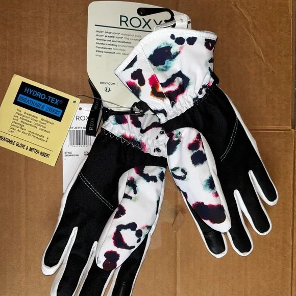 Roxy Multicolor Technical Riding Gloves - Picture 2 of 2